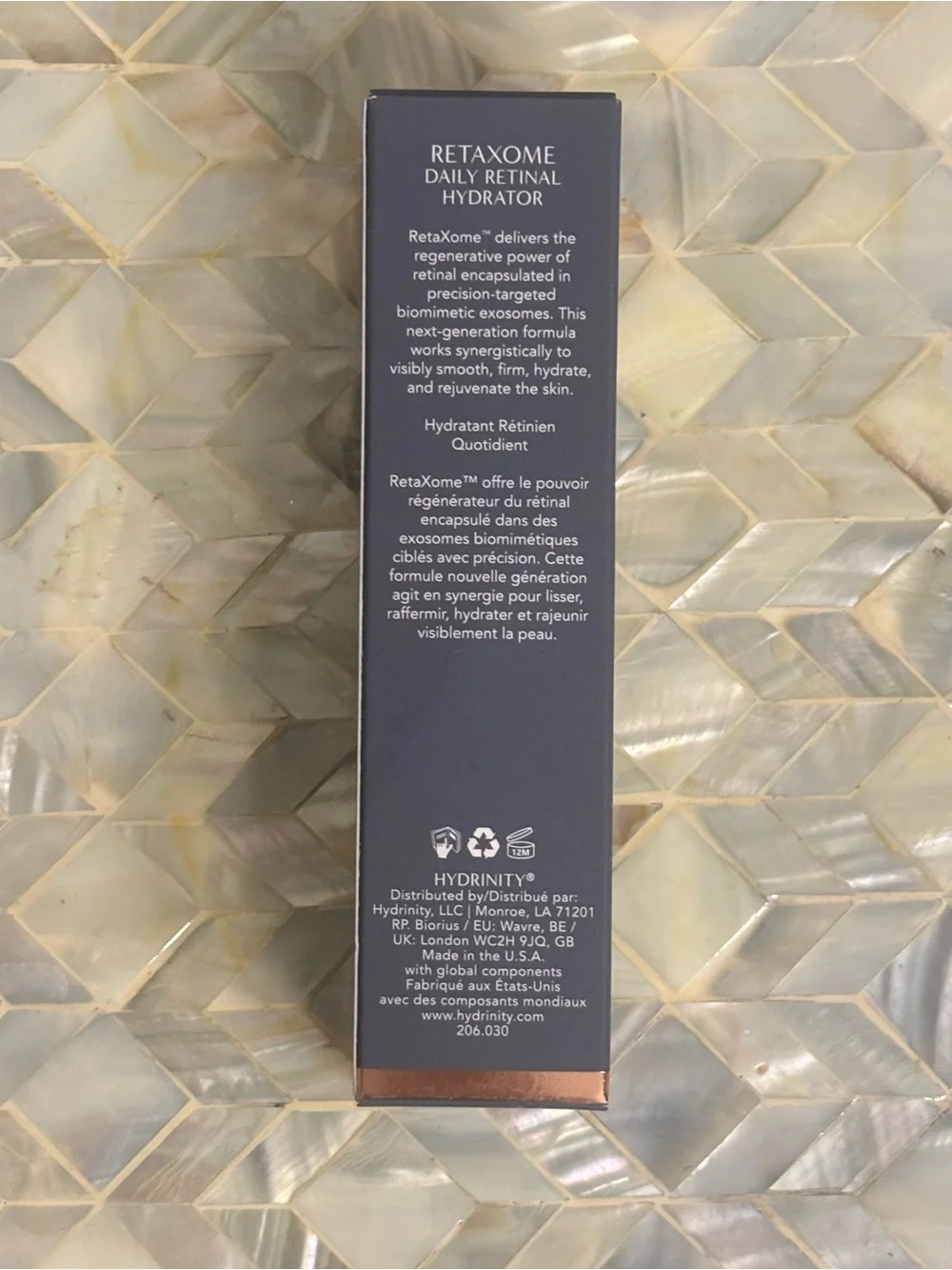 Hydrinity RetaXome Daily Retinal Hydrator Full Size 1oz 30mlAnti Aging Serum NIB